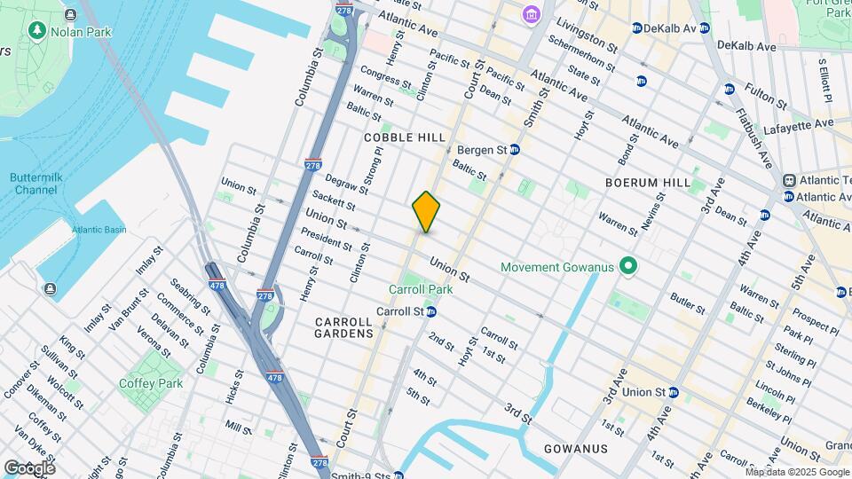 320 Sackett St Mapa y Detalles de la Ubicación