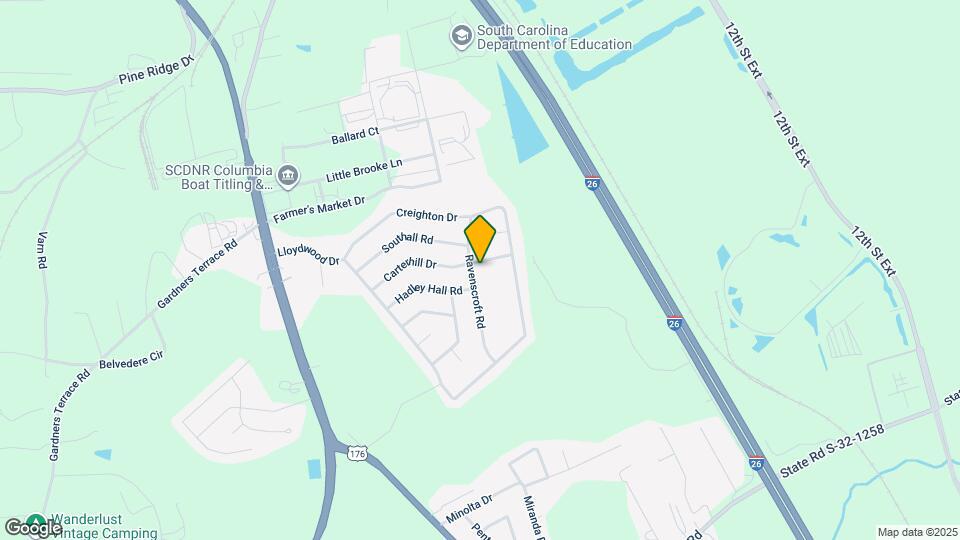 421 Ravenscroft Rd Map and Location Details