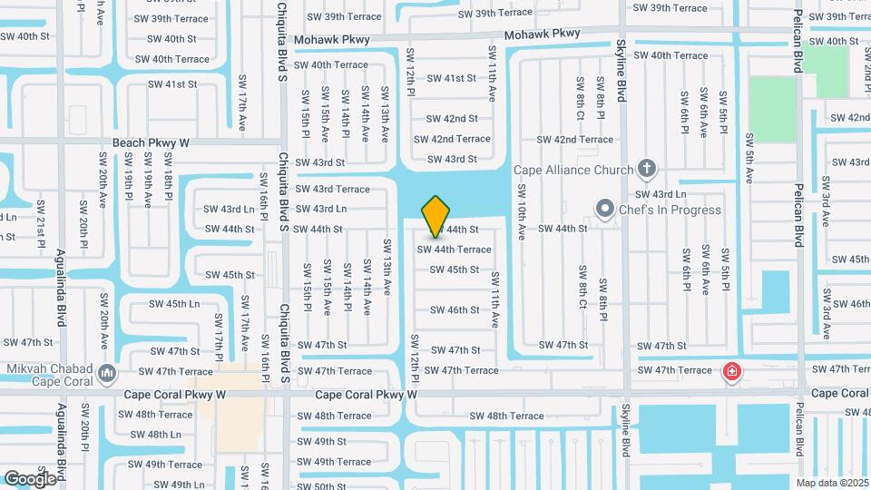 1145 SW 44th Ter Map and Location Details