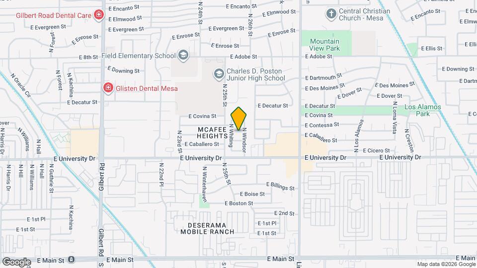 2533 E Camino St Mapa y Detalles de la Ubicación
