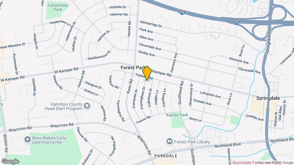 11566 Framingham Dr Map and Location Details