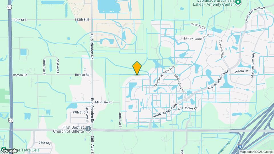 10413 Highland Park Pl Map and Location Details