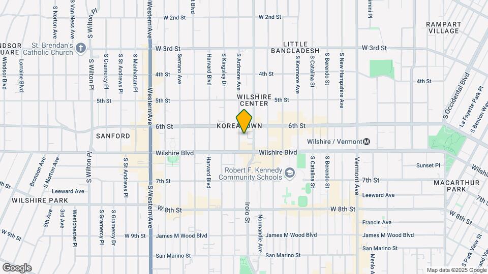 620 S Ardmore Ave Map and Location Details