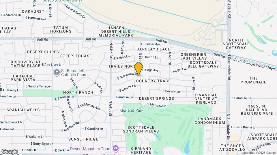 16264 N 66th St Map and Location Details