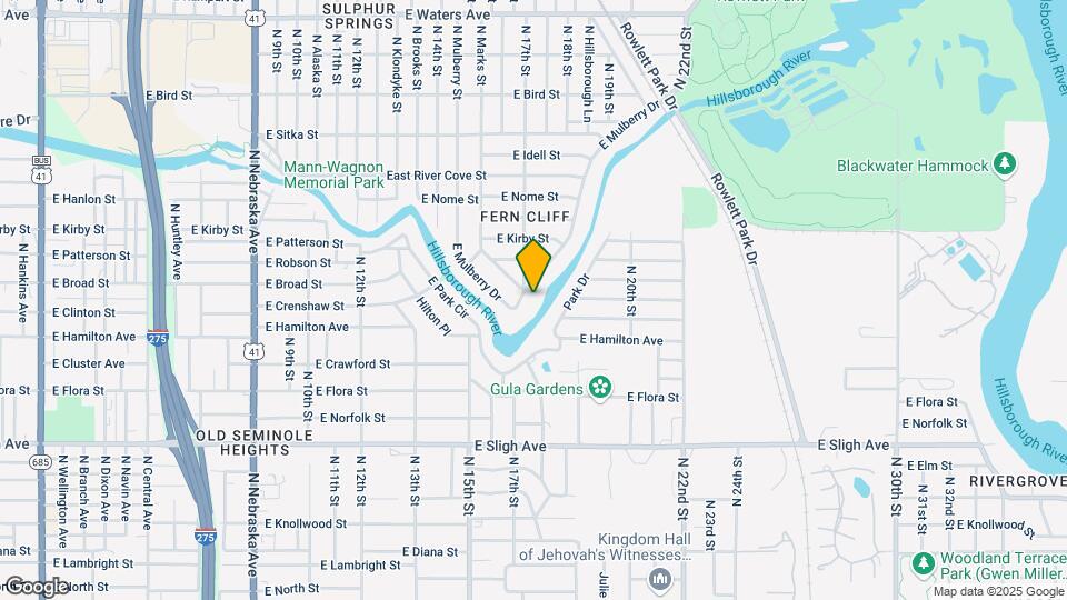 1635 E Mulberry Dr Map and Location Details