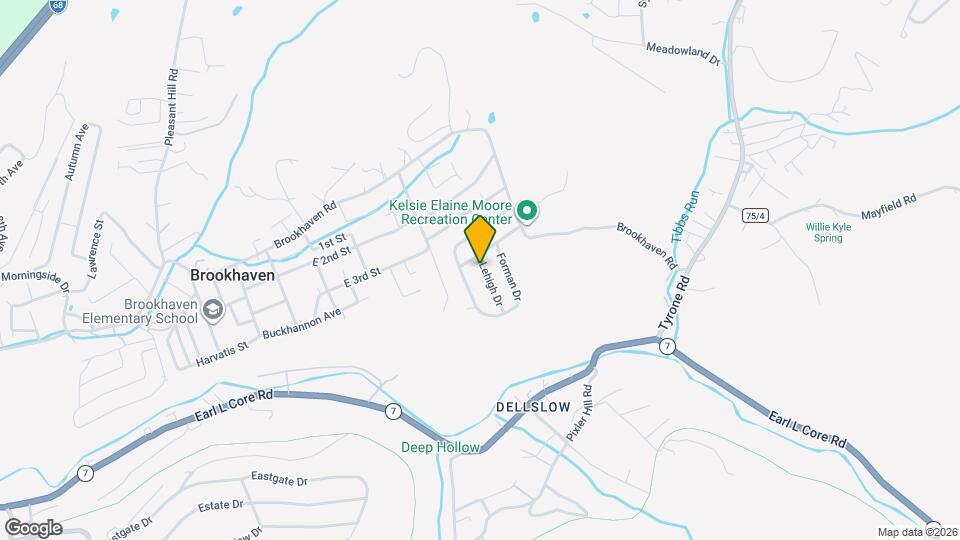 1187 Lehigh Dr Map and Location Details