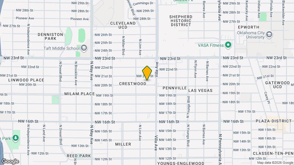 2527 NW 20th St Map and Location Details