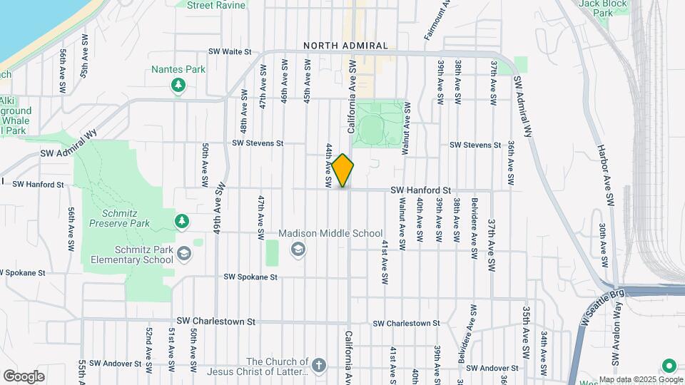 4301 SW Hanford St Map and Location Details
