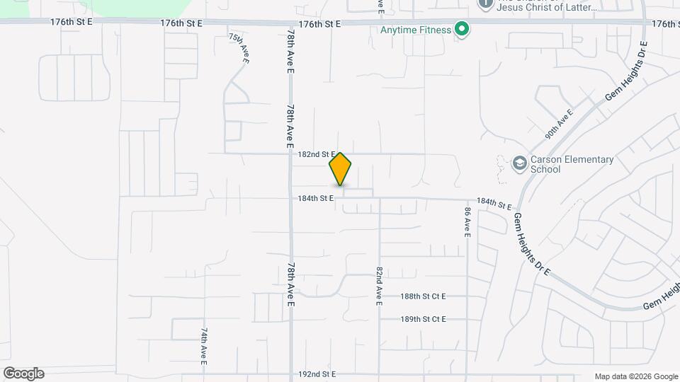 18324 80th Ave E Map and Location Details