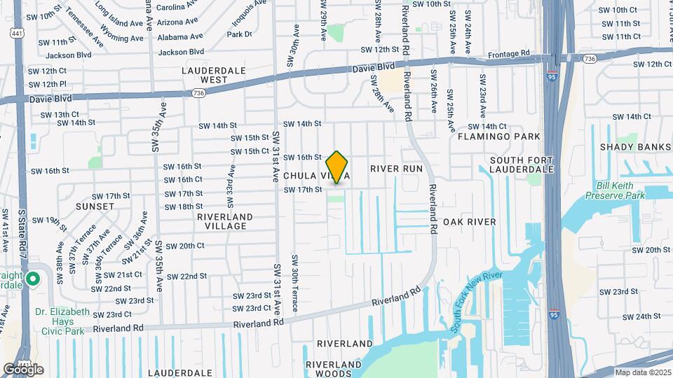 2886 SW 17th St Map and Location Details
