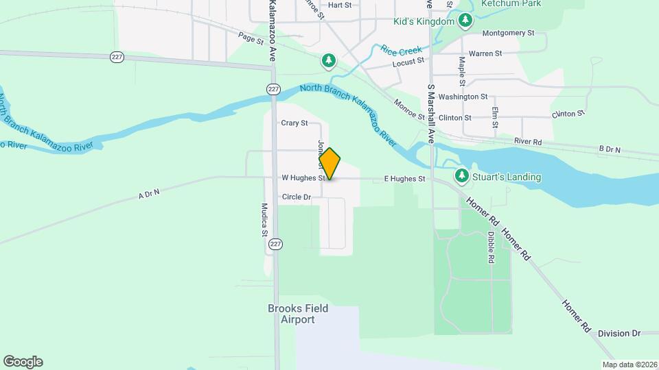 133 W Hughes St Map and Location Details