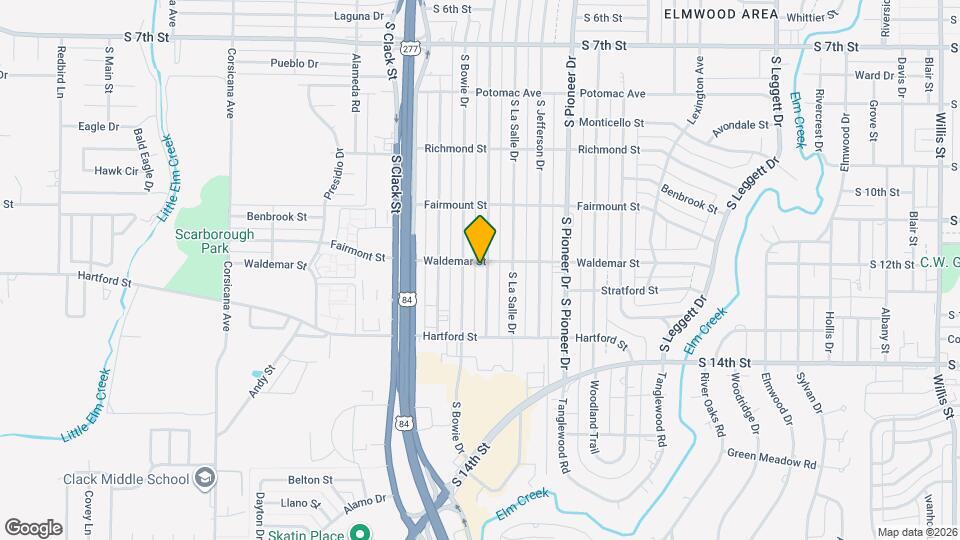 1306 S San Jose Dr Map and Location Details