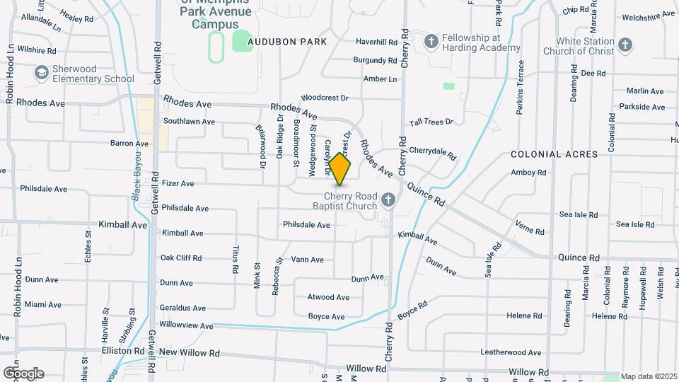 4266 Fizer Ave Map and Location Details