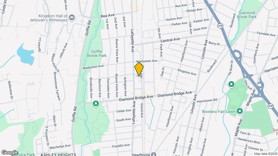 142 Grand Ave Map and Location Details