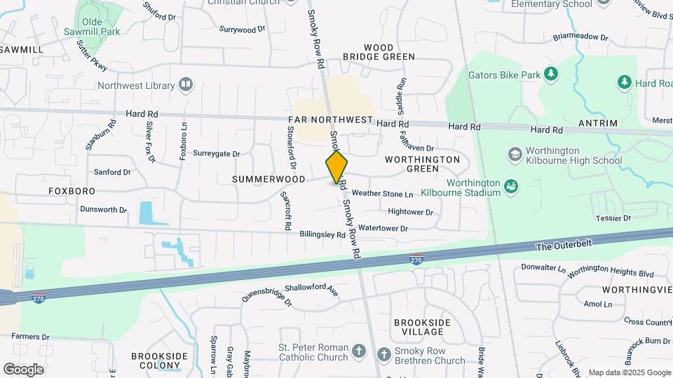 1913 Sawbury Blvd Map and Location Details