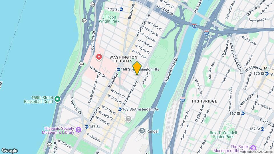 AMSTERDAM AVENUE, Unit LG Map and Location Details