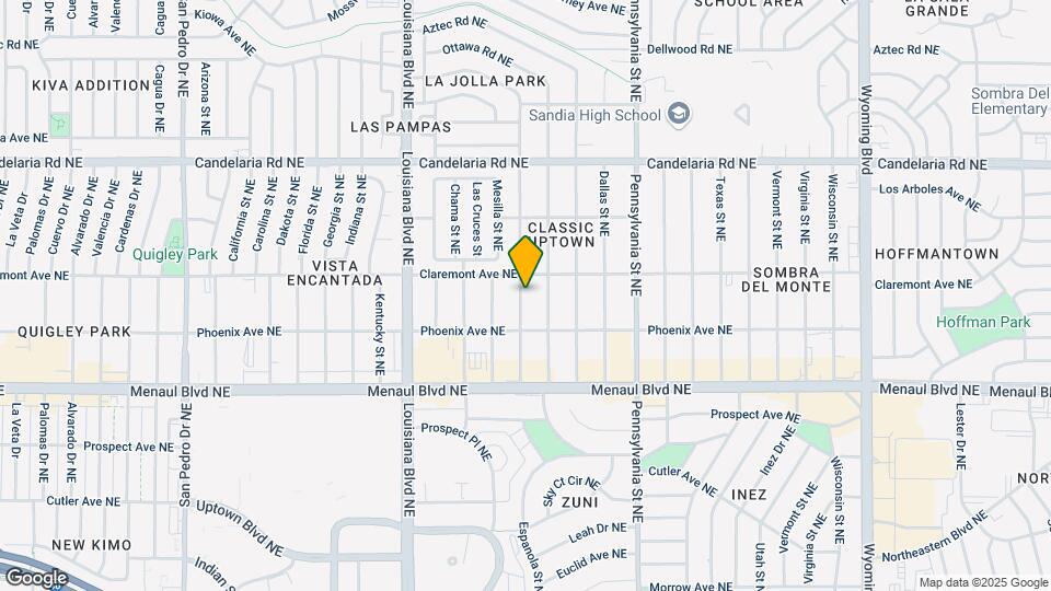 2720 Espanola St NE Map and Location Details
