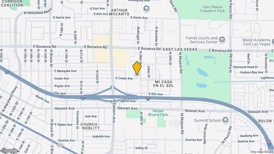 503 N 28th St Map and Location Details