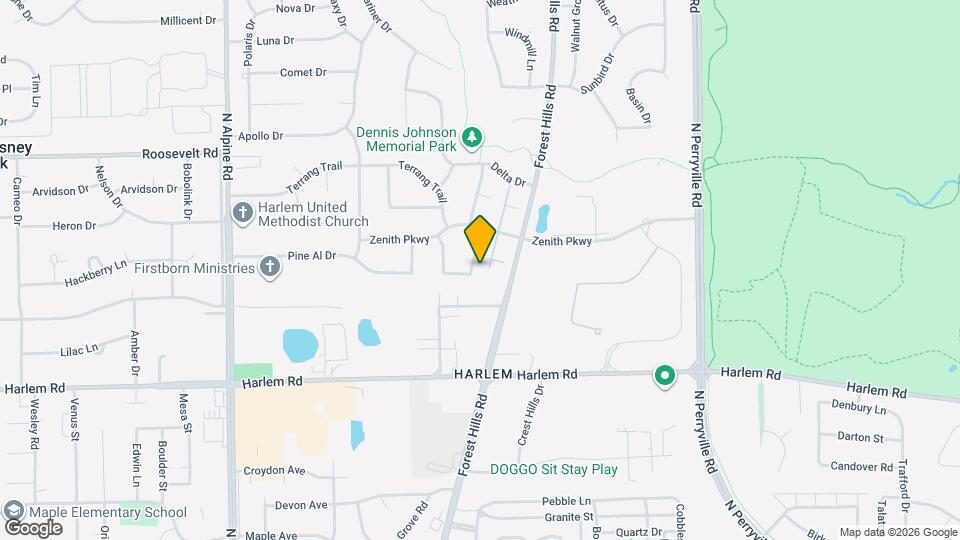8317 Autumnwood Dr Map and Location Details