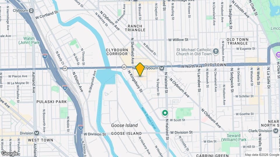923 W Weed St Map and Location Details