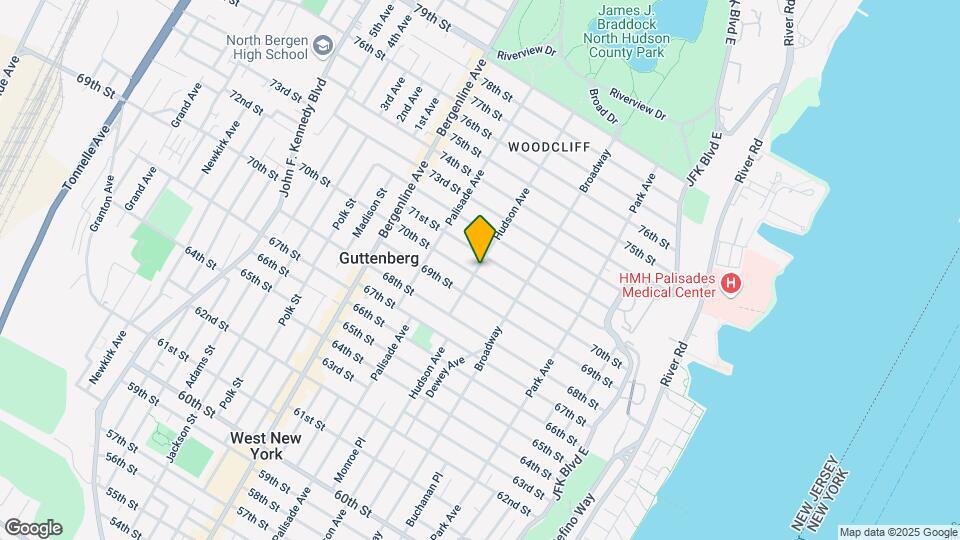 7008 Hudson Ave Mapa y Detalles de la Ubicación