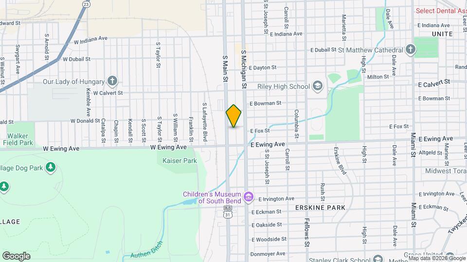 122 W Donald St Map and Location Details