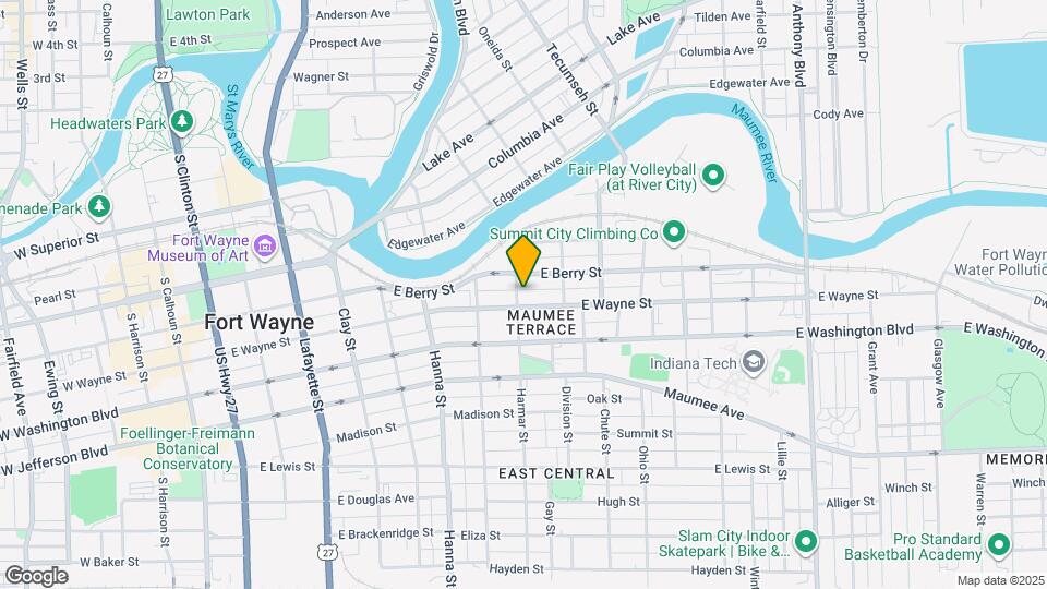 815 Harmar St Map and Location Details