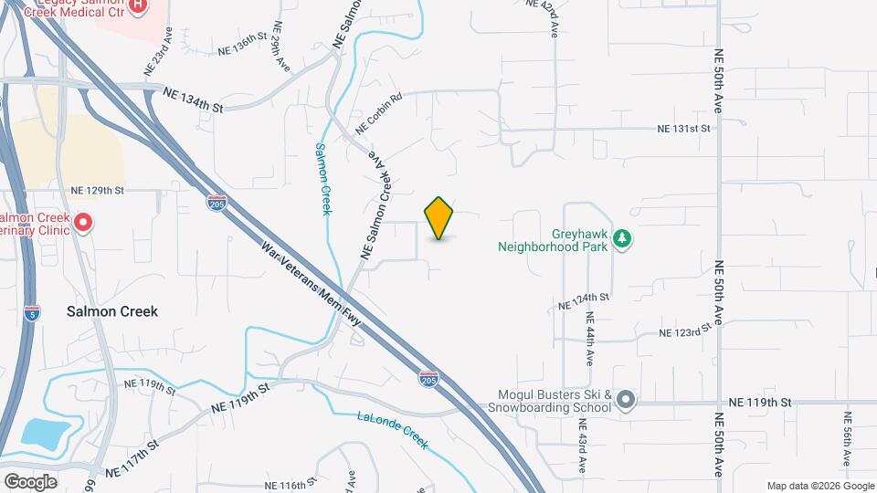 12606 NE 37th Ct Map and Location Details