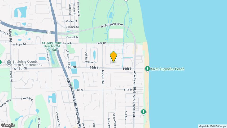 204 16th St Map and Location Details