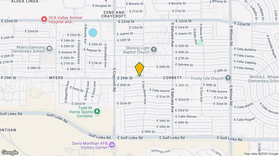 5655 E 29th St Map and Location Details
