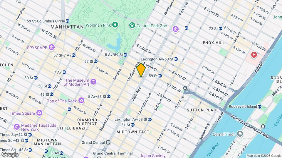 470 Park Ave Mapa y Detalles de la Ubicación