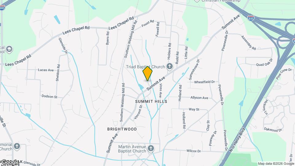 1818 Yarborough Dr Mapa y Detalles de la Ubicación