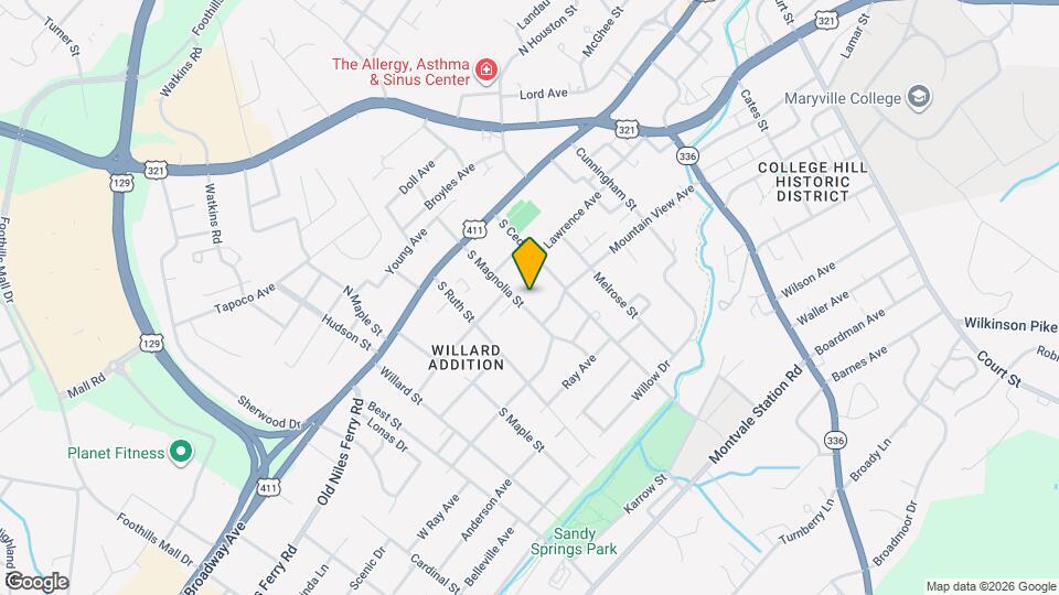 240 S Magnolia St, Unit Magnolia Apartments Map and Location Details