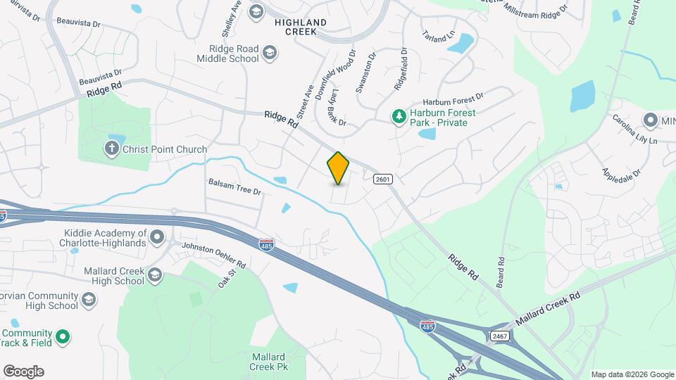 7131 Bentz St Map and Location Details