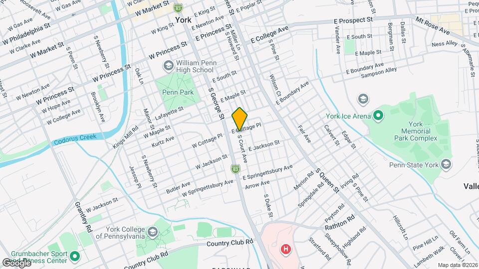 30 E Cottage Pl Map and Location Details