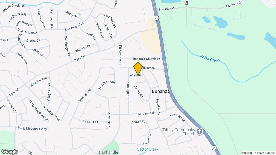 1579 Wren Rd Map and Location Details