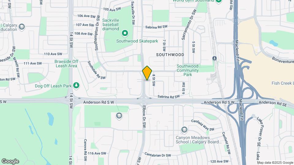 11424 Elbow Dr SW Map and Location Details