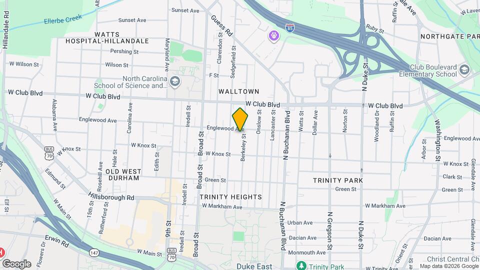 1023 Berkeley St Map and Location Details