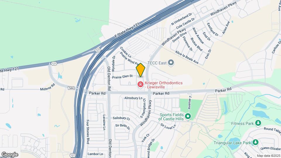348 Prairie Ridge Ln Map and Location Details