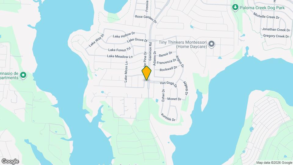 2125 Lake Pine Dr Map and Location Details