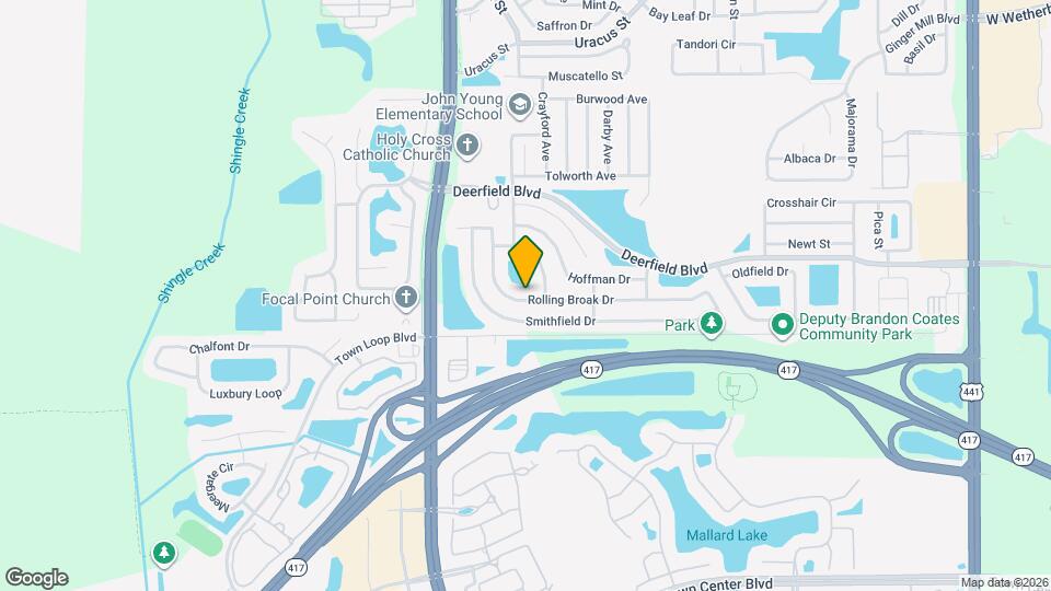 2813 Rolling Broak Dr Map and Location Details