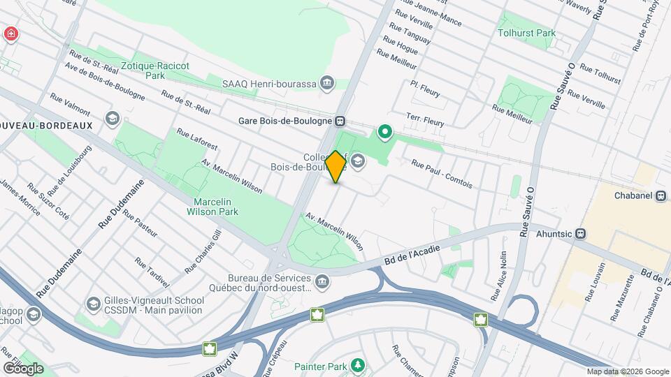 100620 Bois-de-Boulogne St Map and Location Details