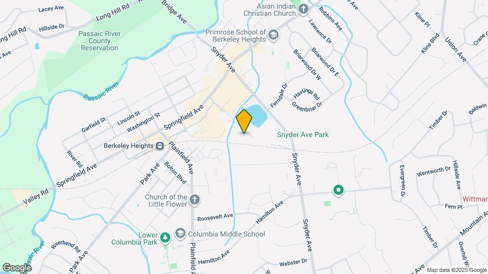 Modera Berkeley Heights Mapa y Detalles de la Ubicación