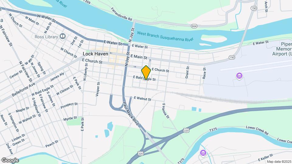 21 N Henderson St Map and Location Details