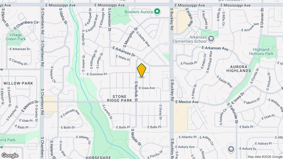 1557 S Naples St Map and Location Details