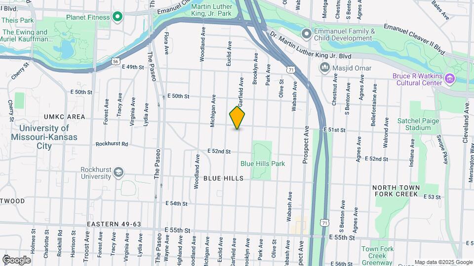 5110 Garfield Ave Map and Location Details