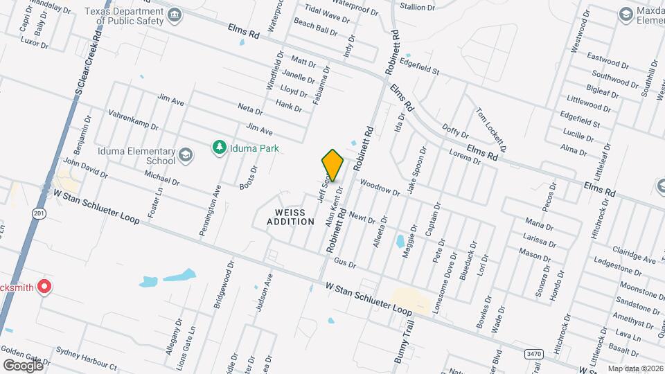 4302 Alan Kent Dr Map and Location Details