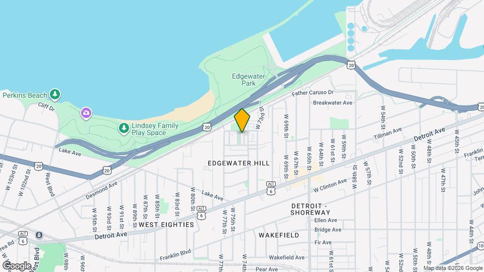 1247 W 75th St Mapa y Detalles de la Ubicación