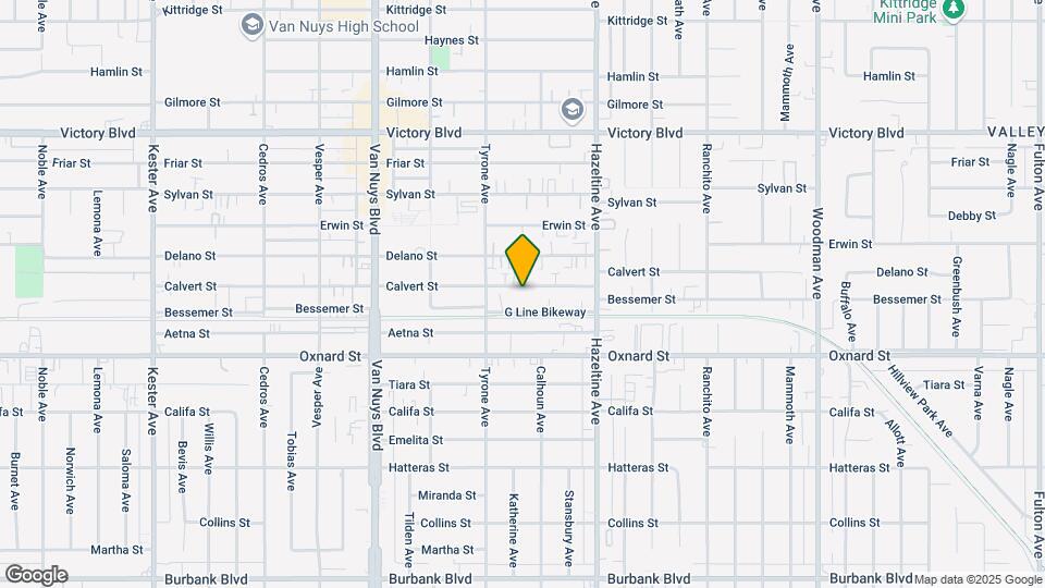 14216 Calvert St Mapa y Detalles de la Ubicación