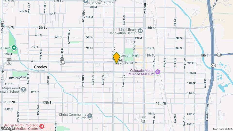 1020 9th St Map and Location Details